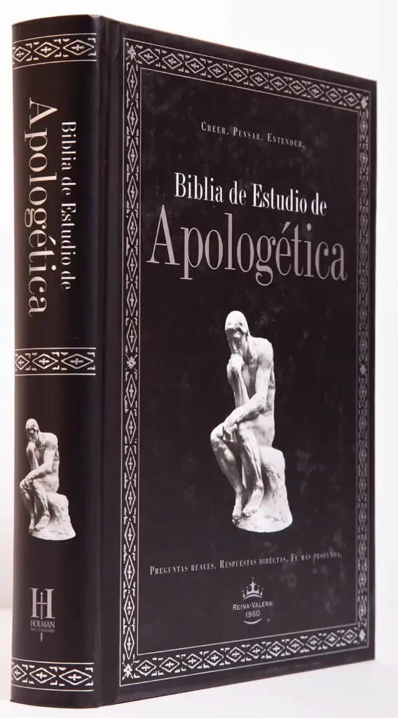 Biblia RVR1960 De Estudio De Apologética, Negro, Tapa Dura, B&H Español Editorial Staff